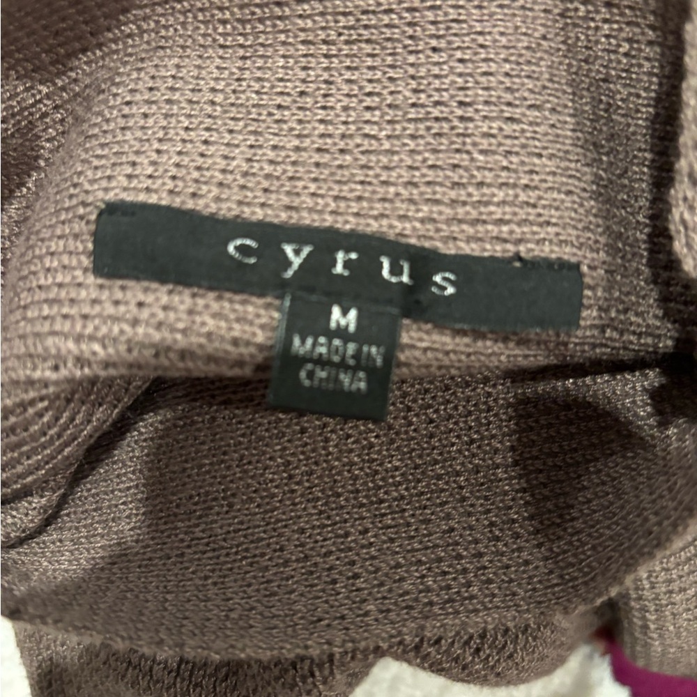 Cyrus Brown Knit Sweater